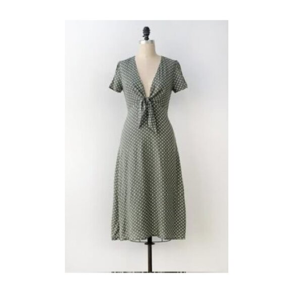 re:named Polka Dot Midi Dress - Picture 1 of 5